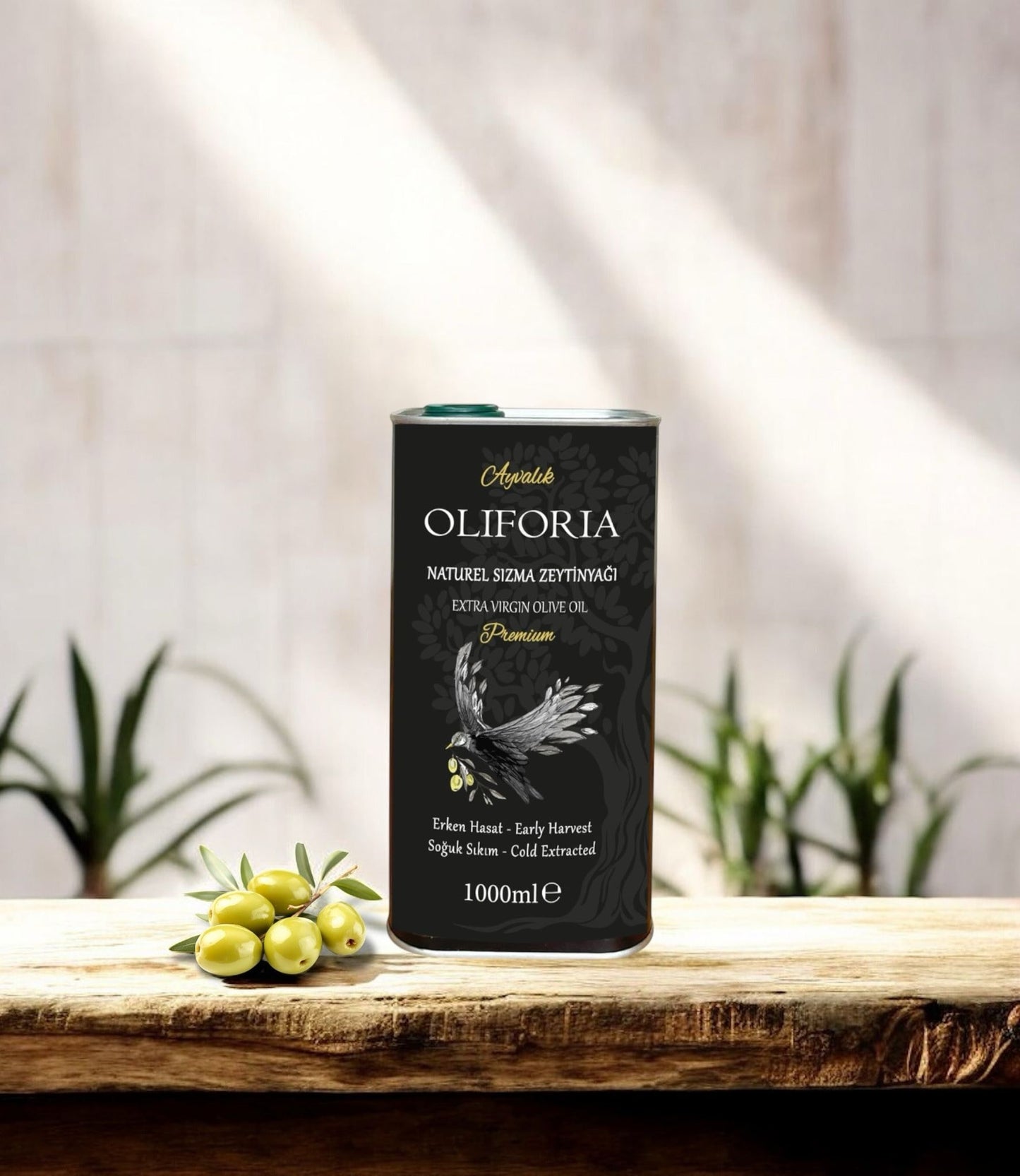 Oliforia Erken Hasat Soğuk Sıkım Filtresiz Naturel Sızma Zeytinyağı 1 Litre