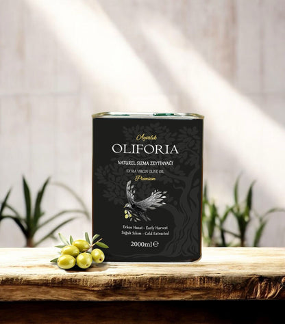 Oliforia Erken Hasat Soğuk Sıkım Filtresiz Naturel Sızma Zeytinyağı 2 Litre