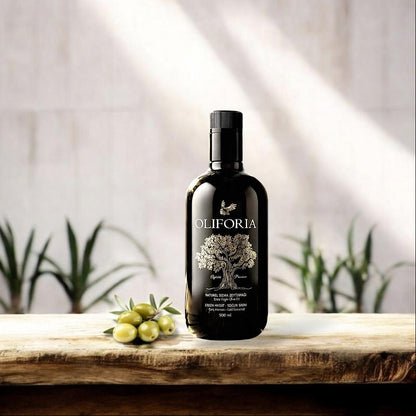 Oliforia Erken Hasat Soğuk Sıkım Filtresiz Naturel Sızma Zeytinyağı 500ml Kutulu Şişe